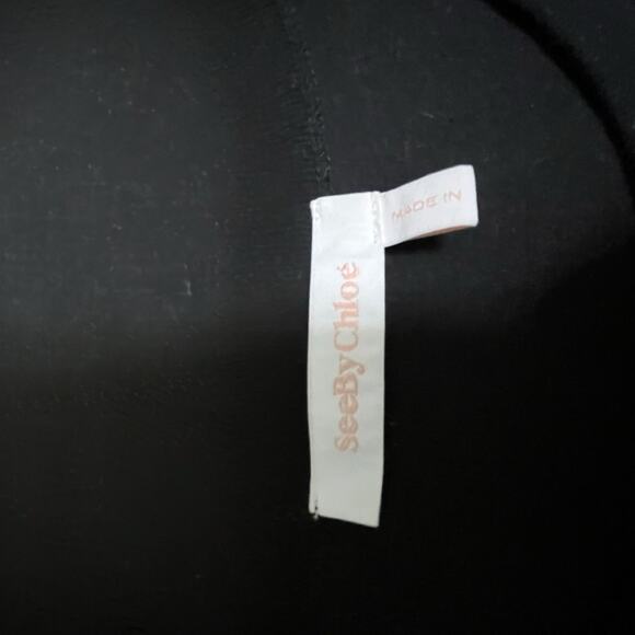 See by Chloe Black Bell Sleeve Top - Picture 4 of 4